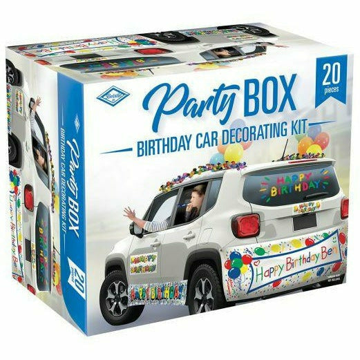 Beistle Company, INC. BIRTHDAY Party Box Birthday Car Decorating Kit