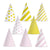 Beistle Company, INC. BIRTHDAY Pink & Gold Cone Hats