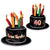 Beistle Company, INC. BIRTHDAY Plush "40" Over The Hill Cake Hat