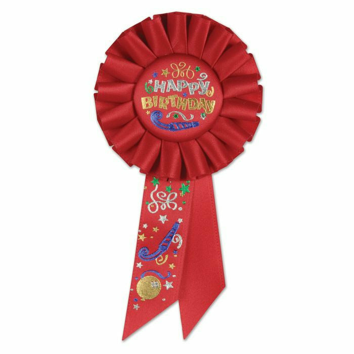 Beistle Company, INC. BOUTIQUE Happy Birthday Rosette Rosette Assortment BIRTHDAY BOY