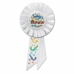 Beistle Company, INC. BOUTIQUE Today's My B-Day Rosette Rosette Assortment BIRTHDAY BOY