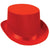 Beistle Company, INC. COSTUMES: HATS Red Sleek Top Hat