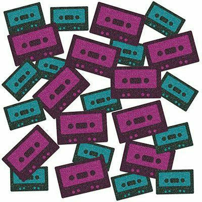 Beistle Company, INC. DECORATIONS Cassette Tape Deluxe Sparkle Confetti