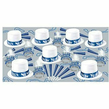 Beistle Company, INC. HOLIDAY: NEW YEAR&#39;S Arctic Blue New Year Kit