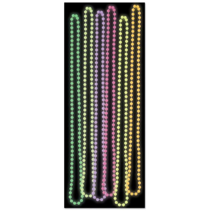 Beistle Company, INC. HOLIDAY: NEW YEAR'S Glow In The Dark Party Beads