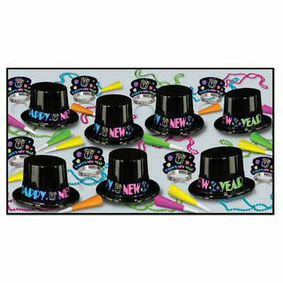 Beistle Company, INC. HOLIDAY: NEW YEAR&#39;S Neon Party New Year Kit