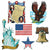 Beistle Company, INC. HOLIDAY: PATRIOTIC Patriotic Cutouts