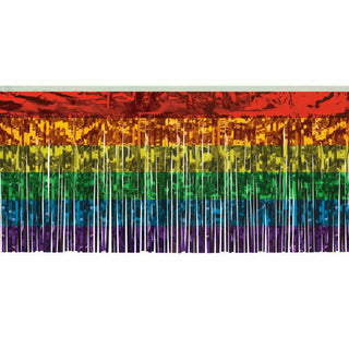 Pkgd 1-Ply Metallic Fringe Drape