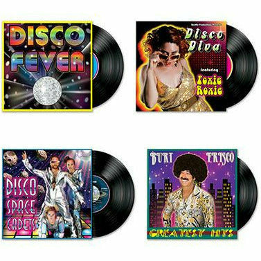 Beistle Company, INC. THEME Disco Album Cutouts 12¼" x 15"-18"