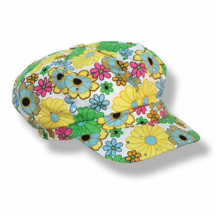 Beistle Company, INC. THEME Fabric 60's Flower Print Hat