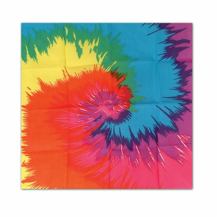 Beistle Company, INC. THEME Funky Tie-Dyed Bandana