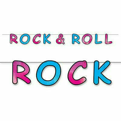 Beistle Company, INC. THEME Glittered Rock and Roll Streamer