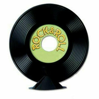 Beistle Company, INC. THEME Personalize Plastic Record Centerpiece