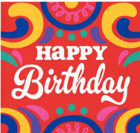 Birthday Swirls Lunch Napkins 16ct