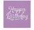 Bold Birthday Lunch Napkins 16ct - Foil Stamping