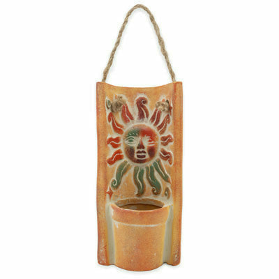 Boston International, Inc. BOUTIQUE HANGING SUN PLANTER - TERRACOTTA