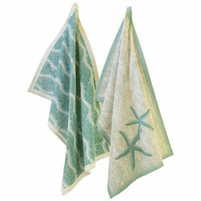 Boston International, Inc. BOUTIQUE Laguna Shells Tea Towels