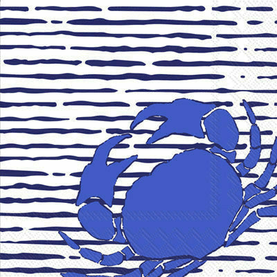 Boston International, Inc. BOUTIQUE LUNCH NAPKINS - WATERLINE CRAB