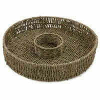 Boston International, Inc. BOUTIQUE SEAGRASS CHIP &amp; DIP BASKET