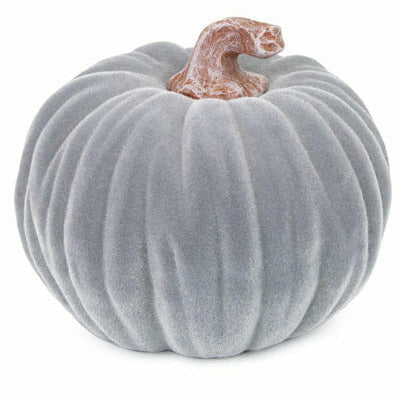 Boston International, Inc. HOLIDAY: FALL Medium Grey Velvet Pumpkin