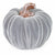 Boston International, Inc. HOLIDAY: FALL Small Grey Velvet Pumpkin