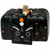 Boston International, Inc. HOLIDAY: HALLOWEEN Squat Black Dot Pumpkin W/ Cat Face Beads