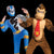 boys costumes featuring blue power ranger and donkey kong