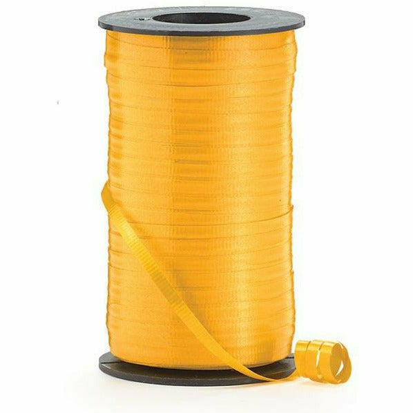 Burton and Burton 3/16&quot; SUNSHINE YELLOW CURLING RIBBON