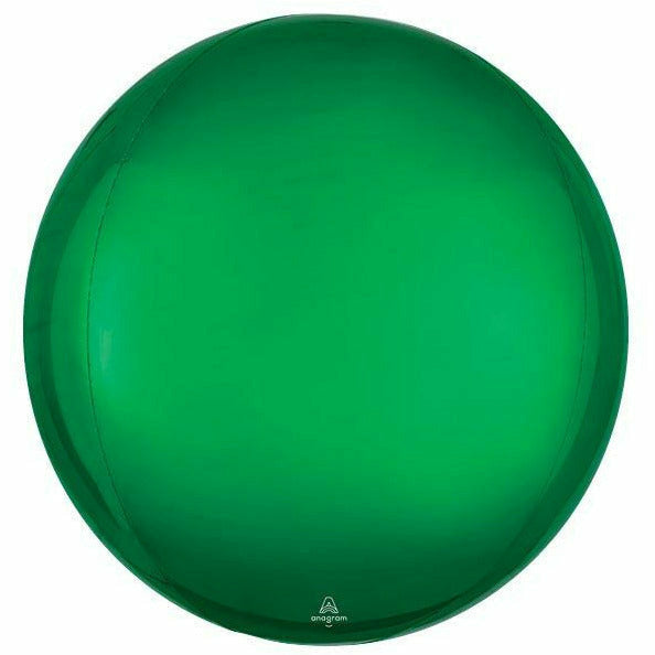 Burton and Burton BALLOONS 088 16&quot; SOLID GREEN ORBZ BALLOON