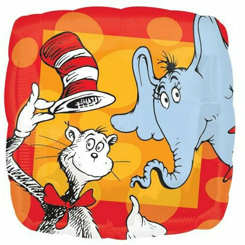 Burton and Burton BALLOONS 101 17&quot; Dr. Seuss Foil