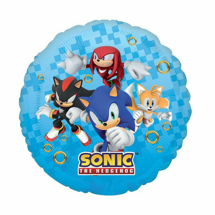 Burton and Burton BALLOONS 122 17&quot; Sonic Hedgehog Foil Balloon