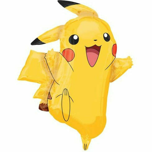 Burton and Burton BALLOONS 132 32&quot; Pikachu Foil Balloon