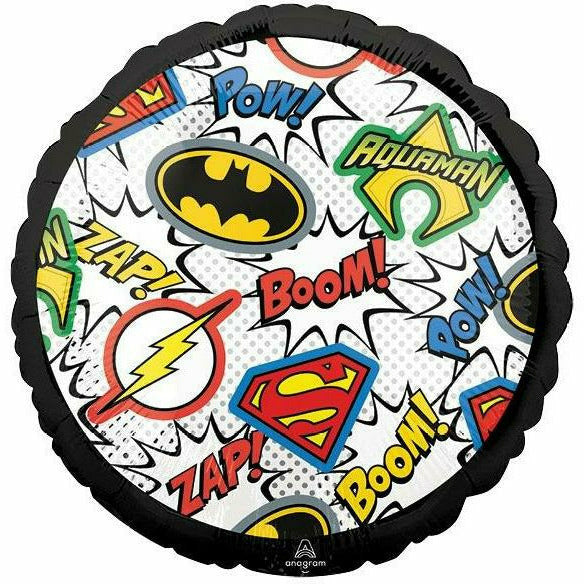 Burton and Burton BALLOONS 146 17&quot; Justice League Foil