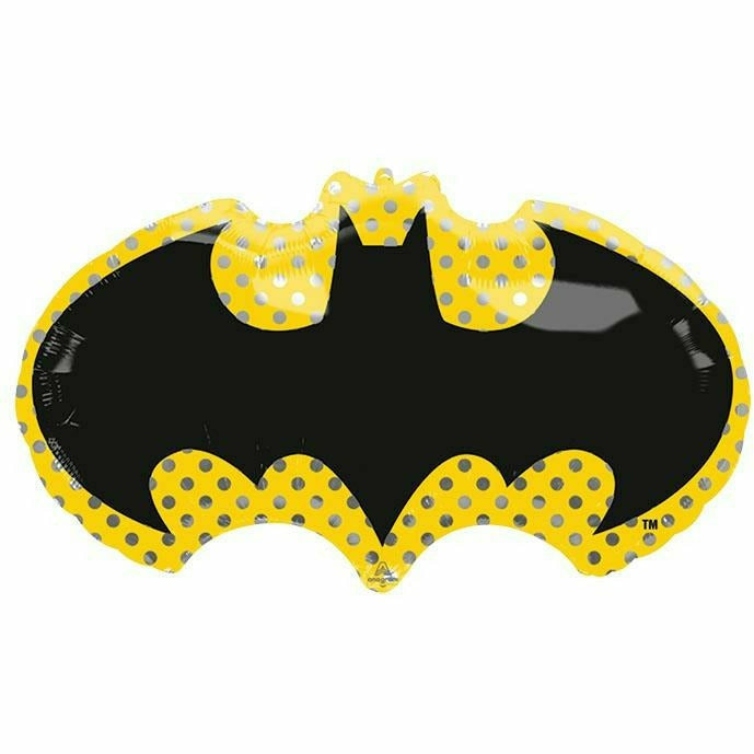 Burton and Burton BALLOONS 149 30&quot; PKG BATMAN SUPERSHAPE Foil