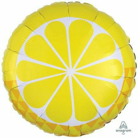 Burton and Burton BALLOONS 18&quot; Lemon Foil