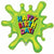 Burton and Burton BALLOONS 201A 39" Splat Slime Happy Birth Day Jumbo Foil