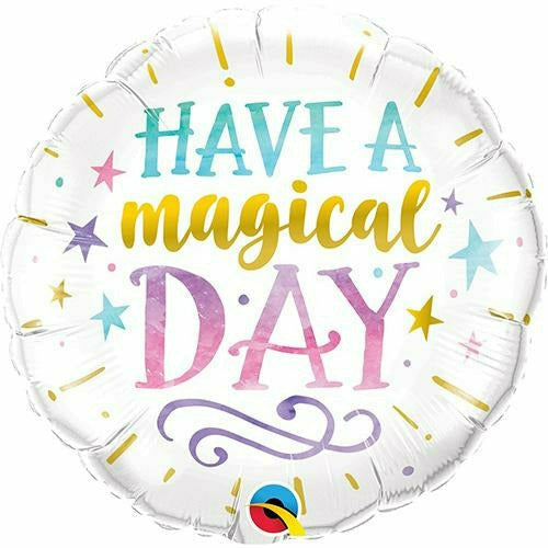 Burton and Burton BALLOONS 228 18" Have a Magical Day Foil