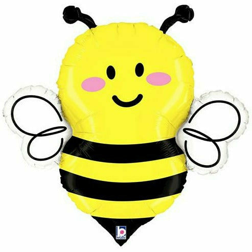 Burton and Burton BALLOONS 251  Bee Jumbo 34&quot; Mylar Balloon