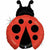 Burton and Burton BALLOONS 253A 27" Ladybug Jumbo Foil