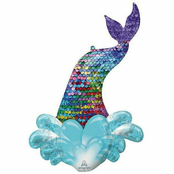 Burton and Burton BALLOONS 259 39" Mermaid Sequin Shape Foil