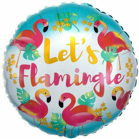 Burton and Burton BALLOONS 259A 17&quot; Let&#39;s Flamingle Foil