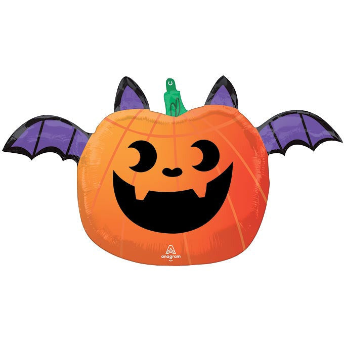 Burton and Burton BALLOONS 26"PKG FUN SPOOKY PUMPKIN BAT