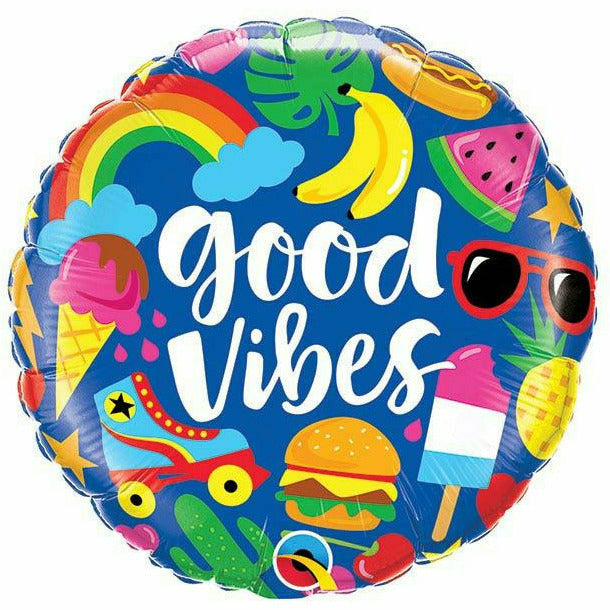 Burton and Burton BALLOONS 279 18&quot; Good Vibes Foil