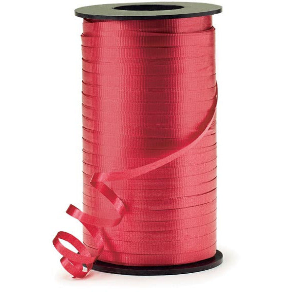 Burton and Burton BALLOONS 3/16&quot; BRIGHT RED 550 YD Curling Ribbon