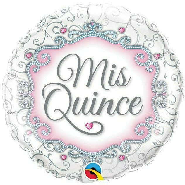 Burton and Burton Balloons 311A 18&quot;PKG SPA MIS QUINCE JEWELS