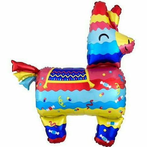 Burton and Burton BALLOONS 33" Rainbow Llama Pinata Jumbo Foil