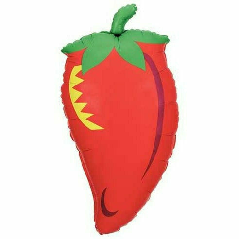 Burton and Burton BALLOONS 337 Fiesta Chili Pepper Jumbo 32" Mylar Balloon