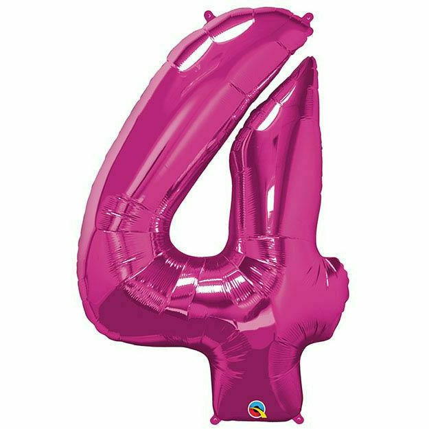 Burton and Burton BALLOONS 34"PKG MAGENTA FOUR