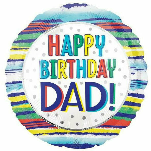 Burton and Burton BALLOONS 361 17&quot; Birthday Dad Foil