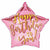 Burton and Burton BALLOONS 380 17" Pink Star Happy Birthday to You Foil